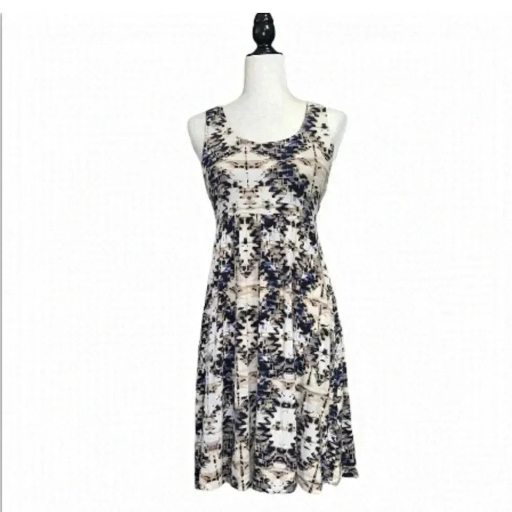 Cynthia Rowley Aztec print Racerback dress size small